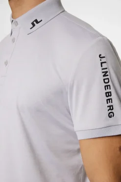 Golf|Polo Shirts<J.Lindeberg Tour Tech Polo LightGreyMelange