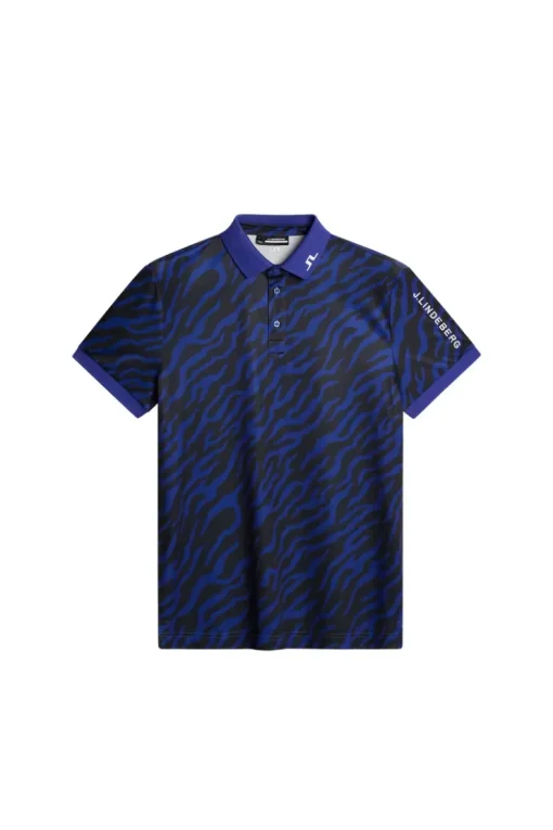 Golf|Polo Shirts<J.Lindeberg Tour Tech Print Polo TourTigerClematisM