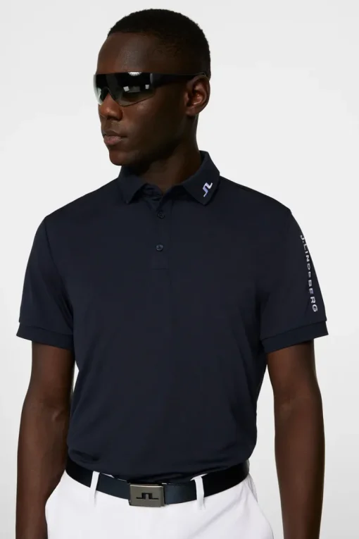 Golf|Polo Shirts<J.Lindeberg Tour Tech Reg Fit Golf Polo JLNavy