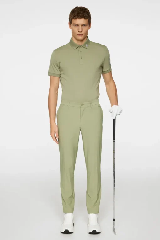 Golf|Polo Shirts<J.Lindeberg Tour Tech Slim Fit Polo OilGreen
