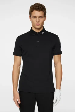Golf|Polo Shirts<J.Lindeberg Tour Tech Slim Fit Polo Black