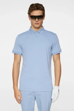Golf|Polo Shirts<J.Lindeberg Tour Tech Slim Fit Polo RainWashed