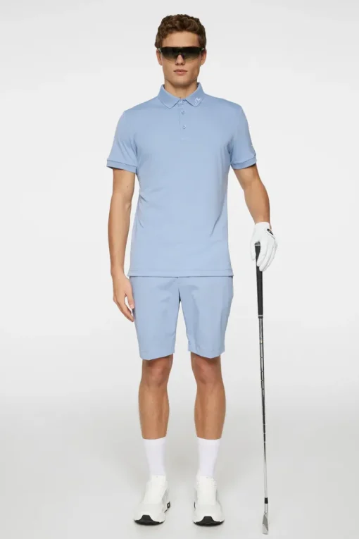 Golf|Polo Shirts<J.Lindeberg Tour Tech Slim Fit Polo RainWashed