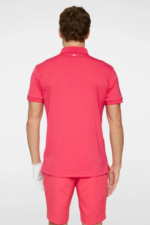 Golf|Polo Shirts<J.Lindeberg Tour Tech Slim Fit Polo Azalea