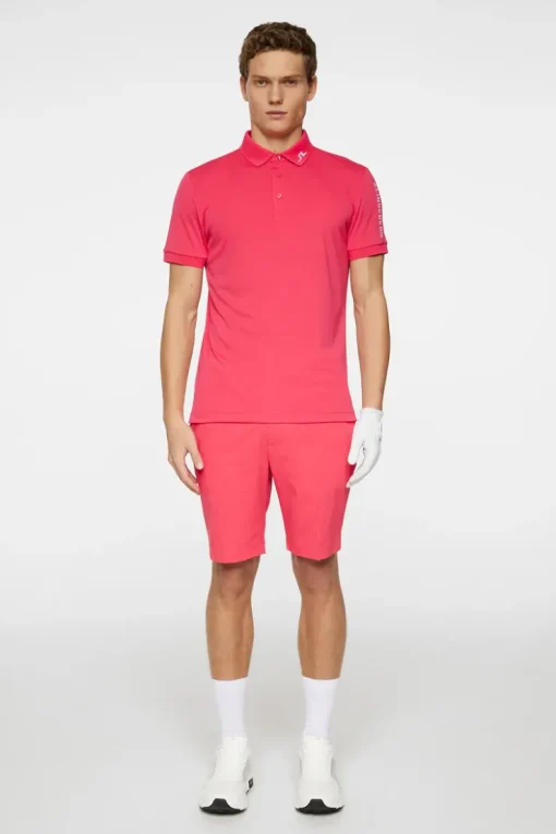 Golf|Polo Shirts<J.Lindeberg Tour Tech Slim Fit Polo Azalea