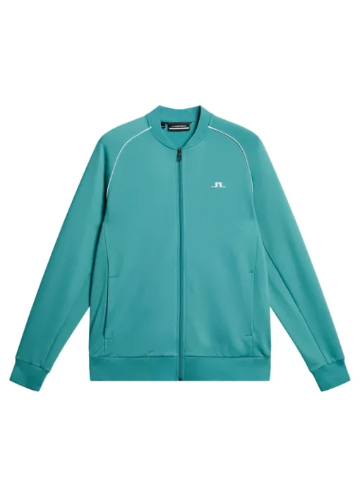 Tennis|Sweaters<J.Lindeberg Traven Track Jacket Teal