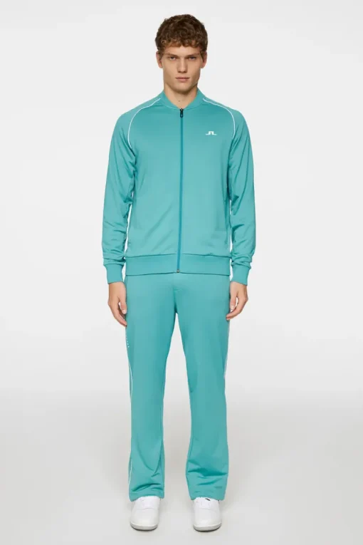Tennis|Sweaters<J.Lindeberg Traven Track Jacket Teal