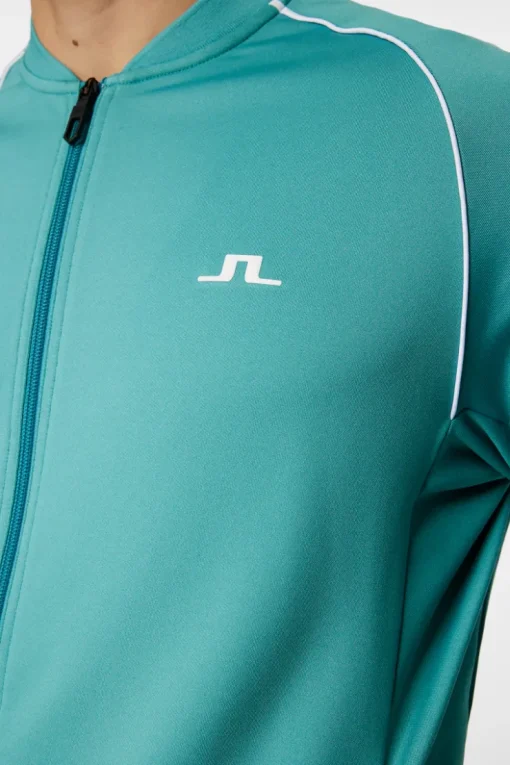 Tennis|Sweaters<J.Lindeberg Traven Track Jacket Teal