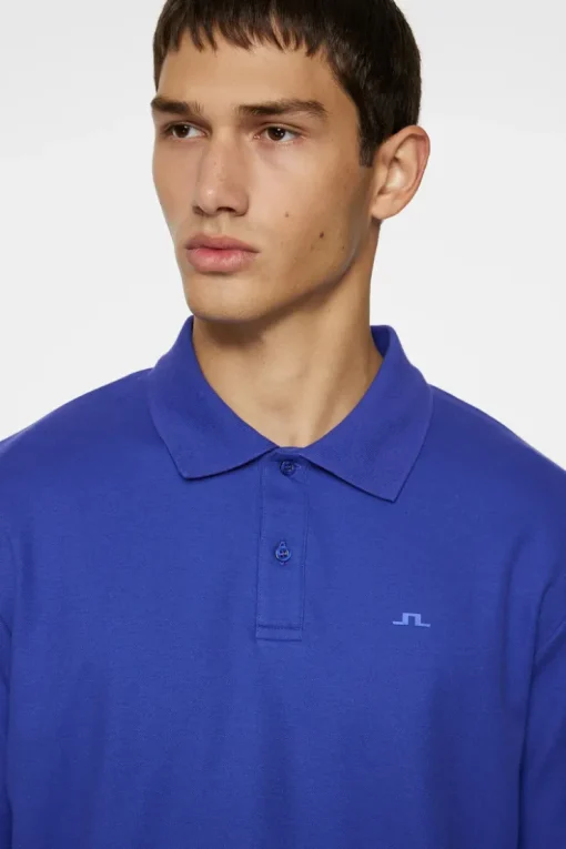 Polo Shirts|Tops<J.Lindeberg Trond Polo Pique ClematisBlue