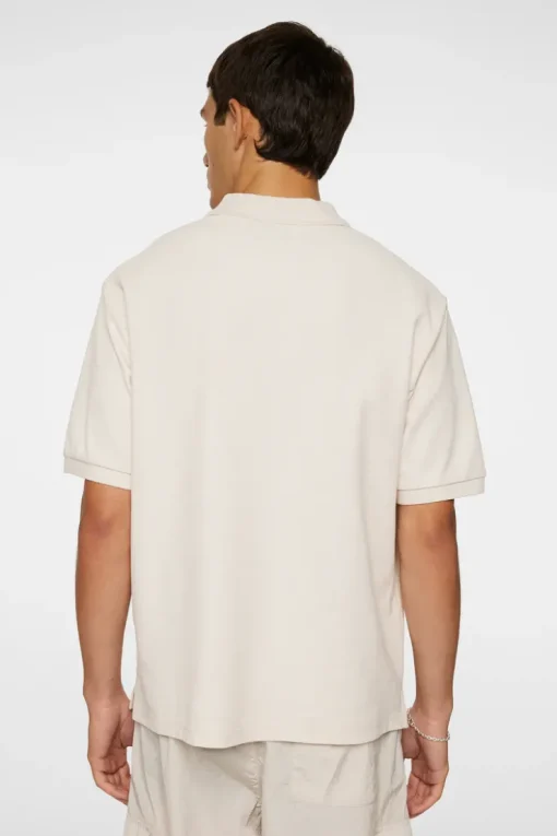 Polo Shirts|Tops<J.Lindeberg Trond Polo Pique Moonbeam