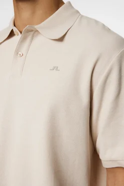 Polo Shirts|Tops<J.Lindeberg Trond Polo Pique Moonbeam