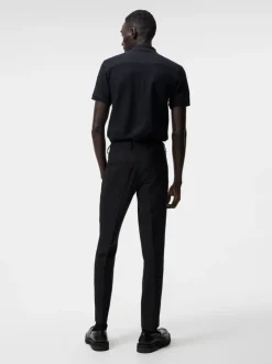 Polo Shirts|Tops<J.Lindeberg Troy Polo Shirt Seasonal Pique Black