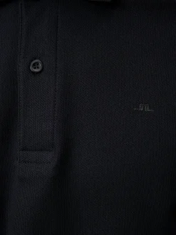 Polo Shirts|Tops<J.Lindeberg Troy Polo Shirt Seasonal Pique Black