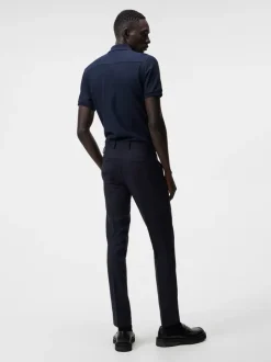 Polo Shirts|Tops<J.Lindeberg Troy Polo Shirt Seasonal Pique JLNavy