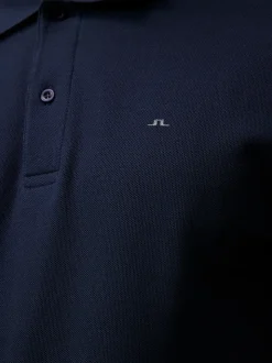 Polo Shirts|Tops<J.Lindeberg Troy Polo Shirt Seasonal Pique JLNavy