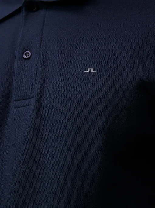 Polo Shirts|Tops<J.Lindeberg Troy Polo Shirt Seasonal Pique JLNavy