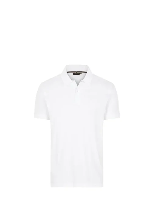 Polo Shirts|Tops<J.Lindeberg Troy Polo Shirt Seasonal Pique White