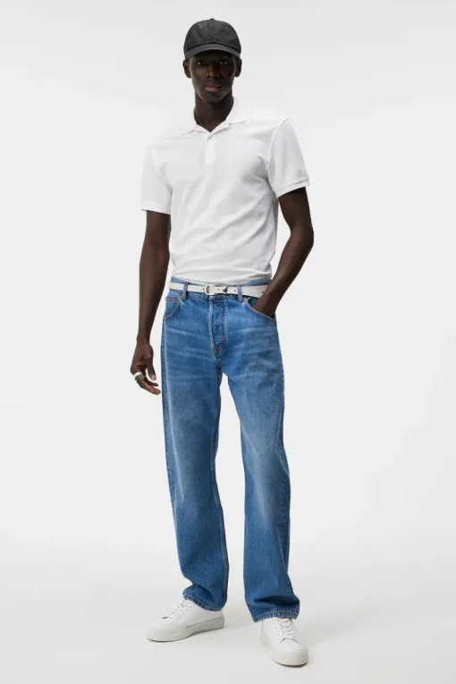 Polo Shirts|Tops<J.Lindeberg Troy Polo Shirt Seasonal Pique White