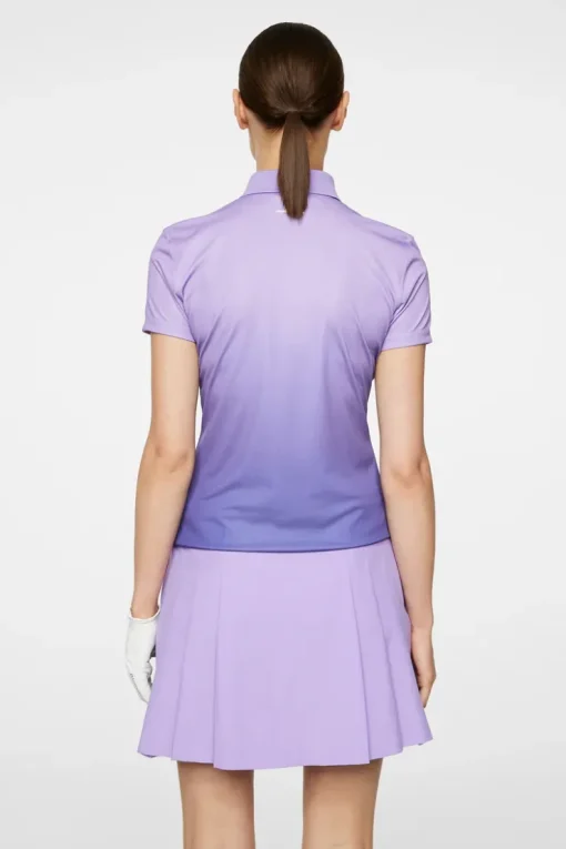 Golf|Tops<J.Lindeberg Tuva Polo SpectrumFadeDeepWisteriaL