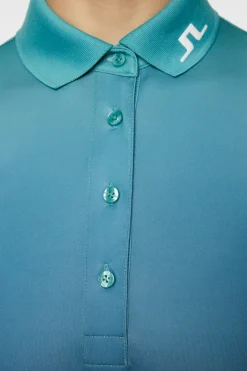 Golf|Tops<J.Lindeberg Tuva Polo SpectrumFadeTealL
