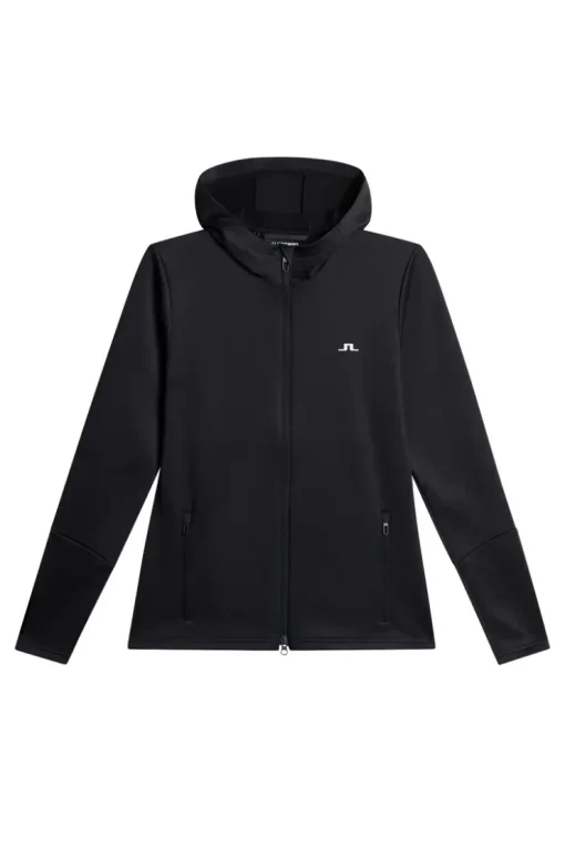 Golf|Ski<J.Lindeberg W Aerial Zip Hood Black