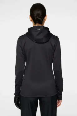 Golf|Ski<J.Lindeberg W Aerial Zip Hood Black