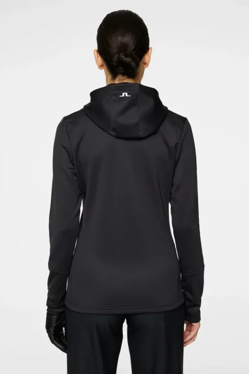 Golf|Ski<J.Lindeberg W Aerial Zip Hood Black