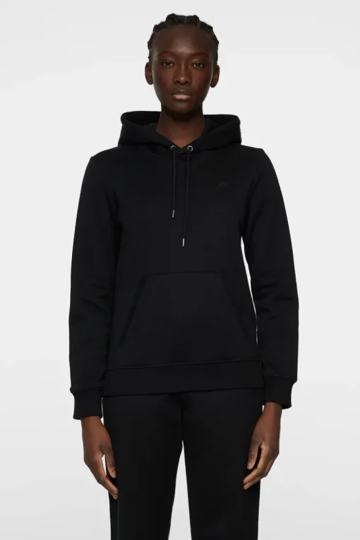 Active|Hoodies<J.Lindeberg W Alpha Hood Black