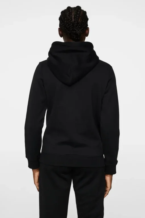 Active|Hoodies<J.Lindeberg W Alpha Hood Black