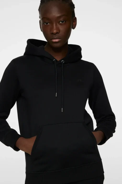 Active|Hoodies<J.Lindeberg W Alpha Hood Black