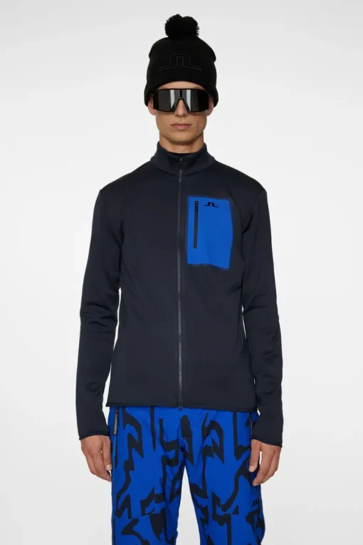 Ski|Base & Mid Layers<J.Lindeberg Wayne Polartec Mid Layer JLNavy