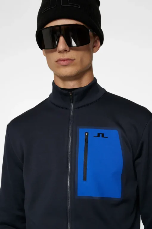 Ski|Base & Mid Layers<J.Lindeberg Wayne Polartec Mid Layer JLNavy